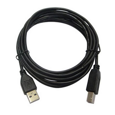Cabo USB A-Macho - B-Macho 1,8 Metros 2.0 Preto Seccon/SecLan - CY-0691-USB2.0-B-S - CY-0691-USB2.0-B-S