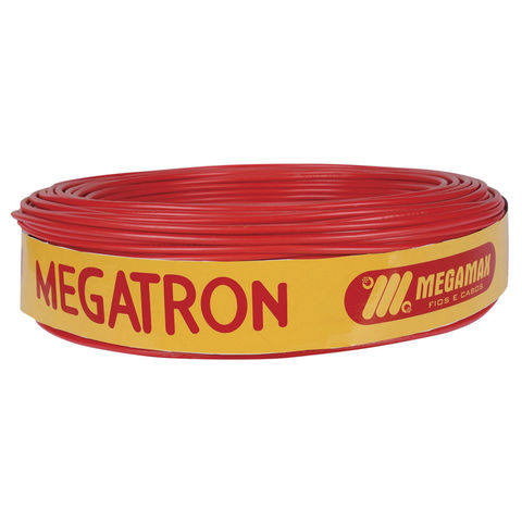 Cabo de Energia Flexível 750 Volts 1,50mm Vermelho Megatron - 7442 - Rolo com 100 Metros - 7442