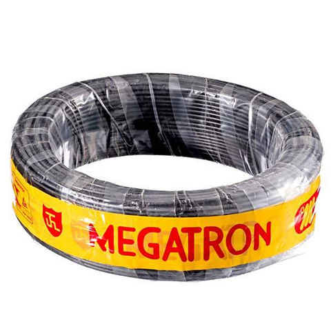Cabo de Energia Flexível 750 Volts 1,00mm Preto Megatron - 7222 - Rolo com 100 Metros - 7222