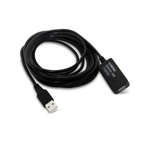 Cabo USB A-Macho - A-Fêmea 5,0 Metros com Amplificador Comtac - 28129093 - 28129093