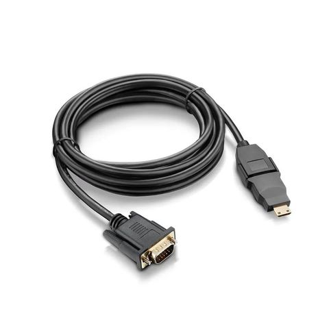 Cabo Conversor HDMI-Macho x VGA-Macho 1,5 Metros com Adaptador Mini HDMI Multi - WI269 - WI269
