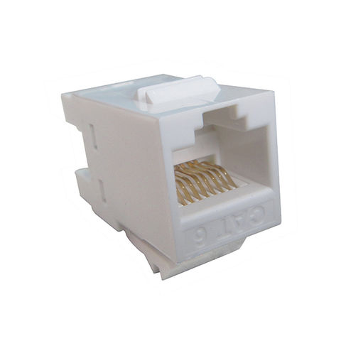 Conector Keystone Seccon SecLan RJ45 Fêmea Cat.6 Branco - WT-2002 - WT-2002