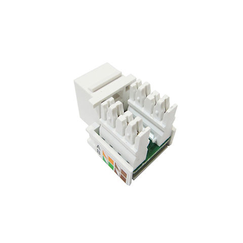 Conector Keystone Seccon SecLan RJ45 Fêmea Cat.5e Branco - WT-2001C/W - WT-2001C/W