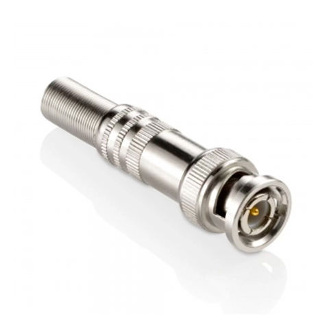 Conector BNC RG59 6mm FC Fontes Parafusável com Mola - FCBNC02 / FCBNCPRN - FCBNC02 / FCBNCPRN