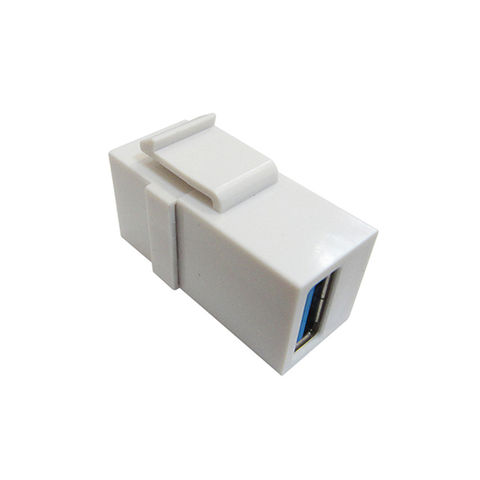 Conector USB Keystone Seccon SecLan - CY-KS-USB-WH) - CY-KS-USB-WH/QMT-USB3.0