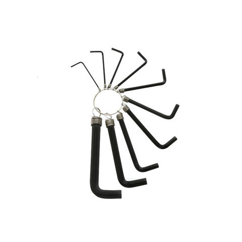 Chave Allen Kit com 10 Peças 1,5mm a 10mm Brasfort - 8216 - 8216