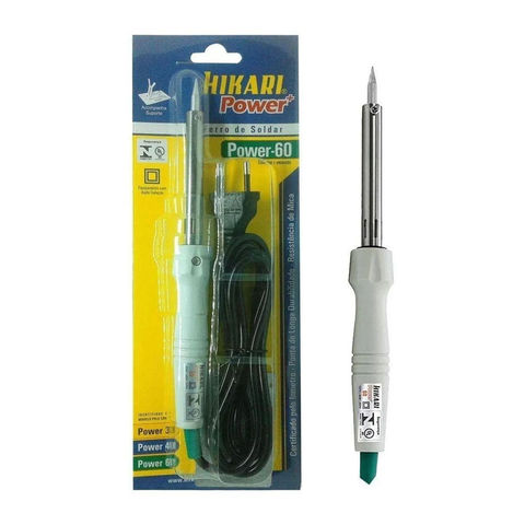 Ferro de Solda Hikari 50 Watts 127 Volts Power 60 - 21K405 - 21K405