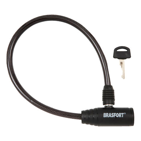 Cadeado para Bicicleta com Chave 8mm 40cm Brasfort - 7015 - 7015