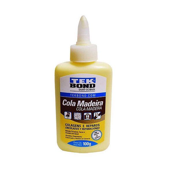 Cola Madeira 100 Gramas Tekbond - Unitário - 69957321920 - 69957321920