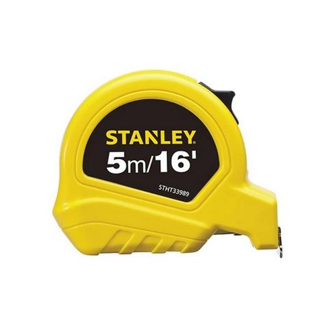Trena Fita Metálica 5 Metros 16mm Stanley - STHT33989-840 - STHT33989-840