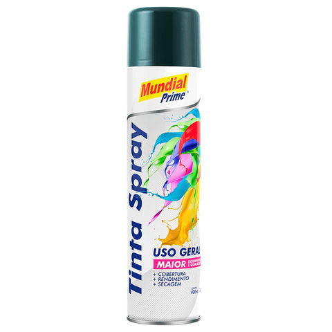 Tinta Spray Multiuso 400ml Mundial Prime Verde Escuro - 3197VDC - AE01000070