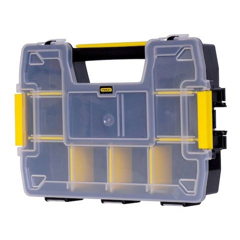 Caixa Maleta Organizador para Ferramentas Light 10 Divisórias 13 Polegadas Plástico Stanley - STST14021 - STST14021