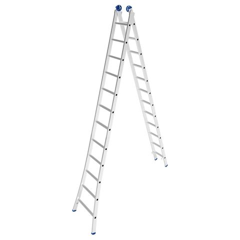 Escada de Alumínio Extensiva 2 x 12 Degraus Mor - 5208 - 5208