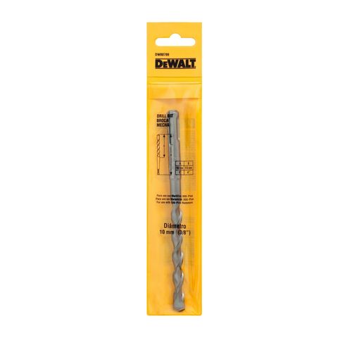 Broca para Concreto SDS Plus 3/8" 10 x 160mm Dewalt - DW00709 - DW00709
