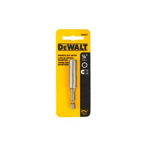 Soquete Magnético Ponteira 65mm 1/4" Dewalt - DW2221 Z - DW2221 Z