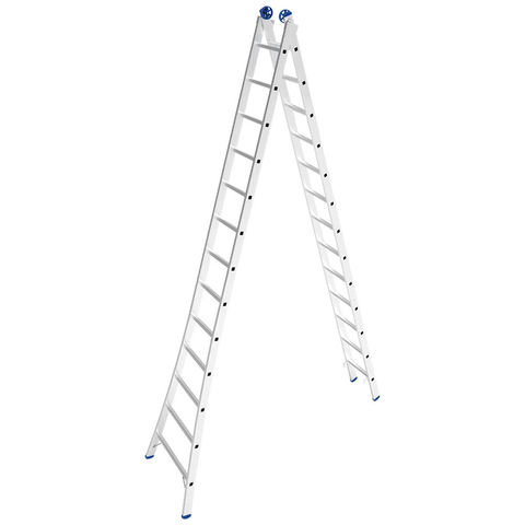 Escada de Alumínio Extensiva 2 x 13 Degraus Mor - 5209 - 5209