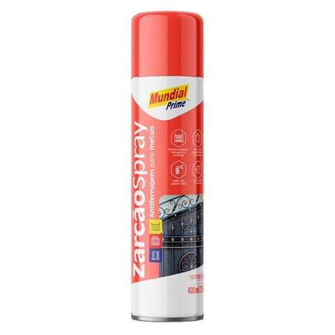 Tinta Spray Multiuso 400ml Mundial Prime Zarcão - AE0100162 - AE0100162