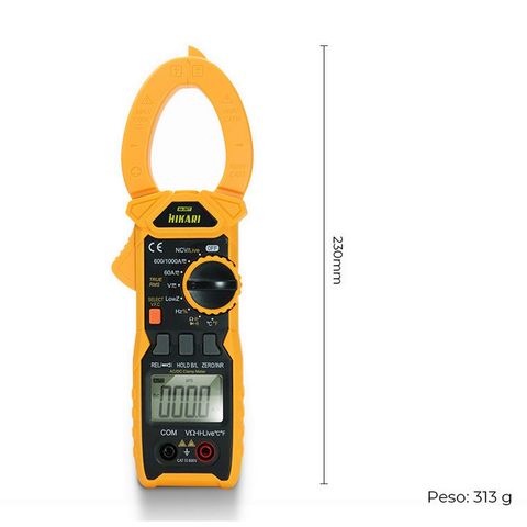 Alicate Amperímetro Digital Hikari - HA-3677 - 21N293 - HA-3677 - 21N293