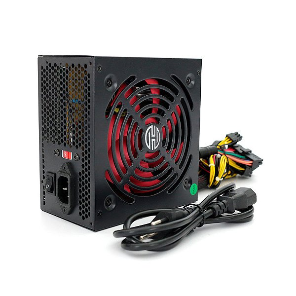 Fonte para Micro Computador ATX 450W Real Hoopson FNT-450W com Cabo de Força - FNT-450W