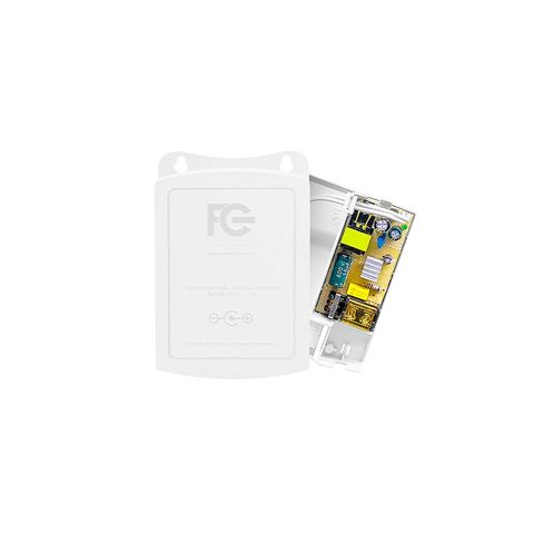 Fonte Chaveada Externa com Caixa Protetora 12V 2A 24W Plug P4 Macho 2.1mm FC Fontes - FCCX12V2A - FCCX12V2A