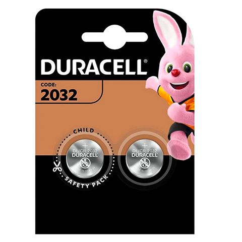 Bateria CR2032 3,0 Volts Duracell - Cartela com 2 Unidades - 74450 - 74450