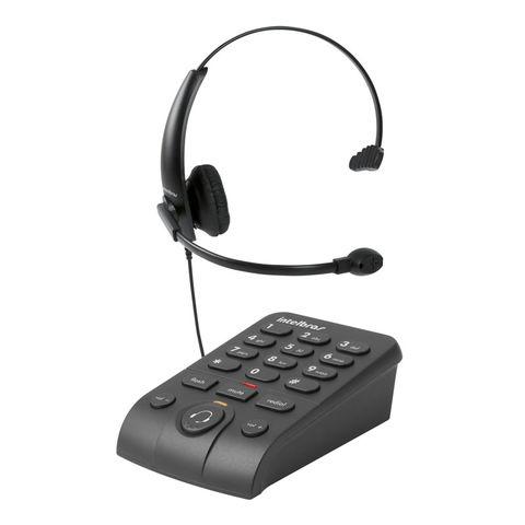 Telefone Telemarketing com Headphone sem Identificador Intelbras - HSB50 - HSB50 4013330