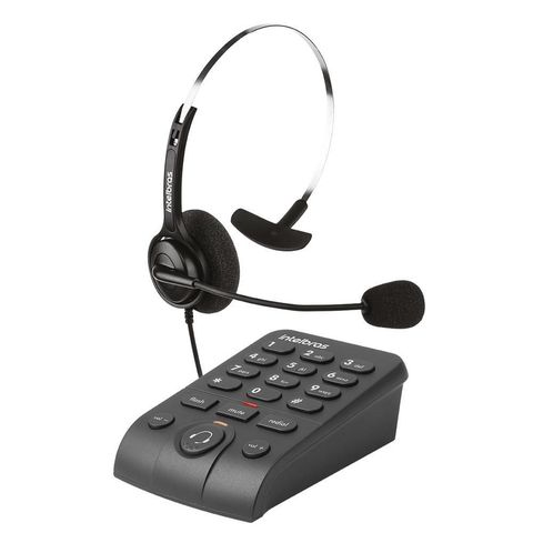 Telefone Telemarketing com Headphone Intelbras - HSB40 - 4013342