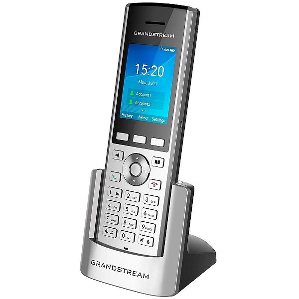 Telefone VoIP sem Fio Grandstream WiFi WP820 2SIP 2 Linhas - WP820