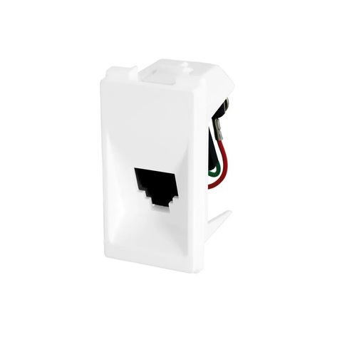 Tomada para RJ11 Módulo Pial PoP l Legrand Branco - LG090 - LG090