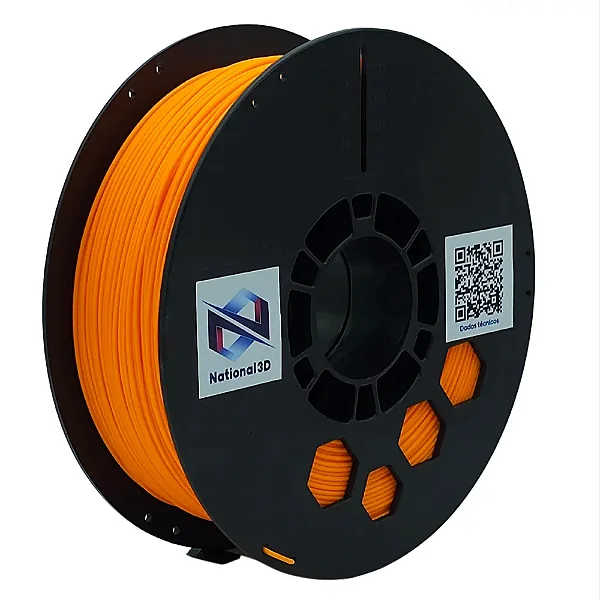 Filamento PET-G 1,75mm Laranja 1Kg Benser - Alta qualidade