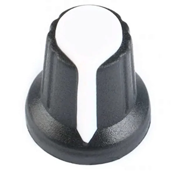 Knob Rotativo KH77 - Preto com Branco