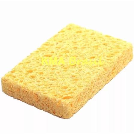 Esponja Vegetal para ferro de Solda 5x5x1cm - Unidade