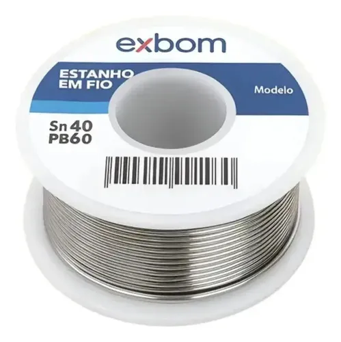 Solda 1,0 mm (40X60) Rolo 80 Gramas