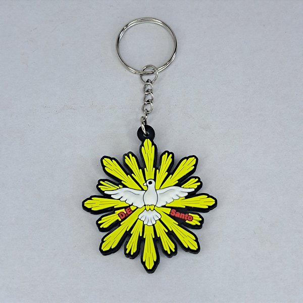 Chaveiro Espirito Santo Amarelo