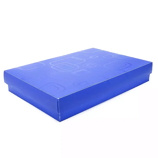 Caixa organizadora Padrao Camisa Azul