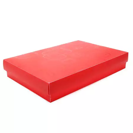 Caixa organizadora Padrao Camisa Vermelho