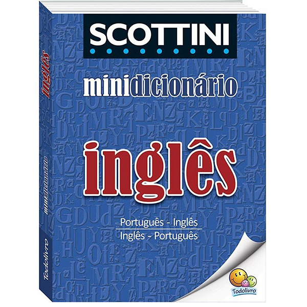 Dicionário Mini Ingles Scottini Português-Inglês e Inglês-Português 352 pg. - Todolivro