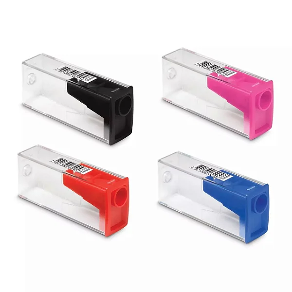 Apontaodor Com Depositor Transparente Color Faber (ESCOLHER COR NA OBERVAÇÃO)