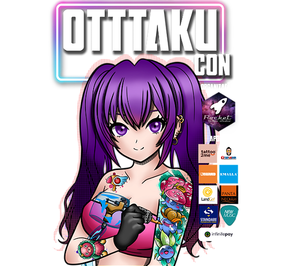 Camiseta Otttaku Con 2025 Edição Limitada
