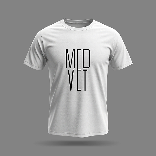 Camiseta Med. Veterinária Minimal