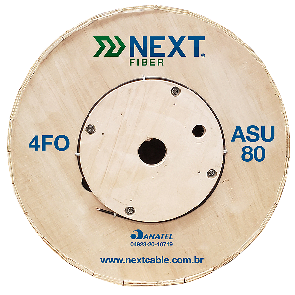 Cabo Óptico 04FO ASU 80 - 3km