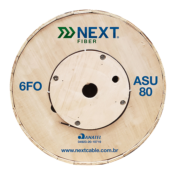 Cabo Óptico 06FO ASU 80 - 3km