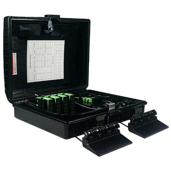 CTO Caixa de Terminação Óptica 16P 1X8 APC