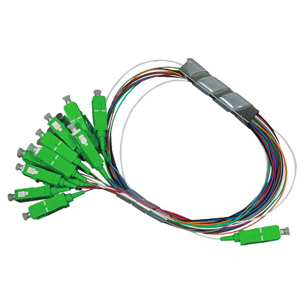 Splitter 1x8 Fibra Óptica APC Color