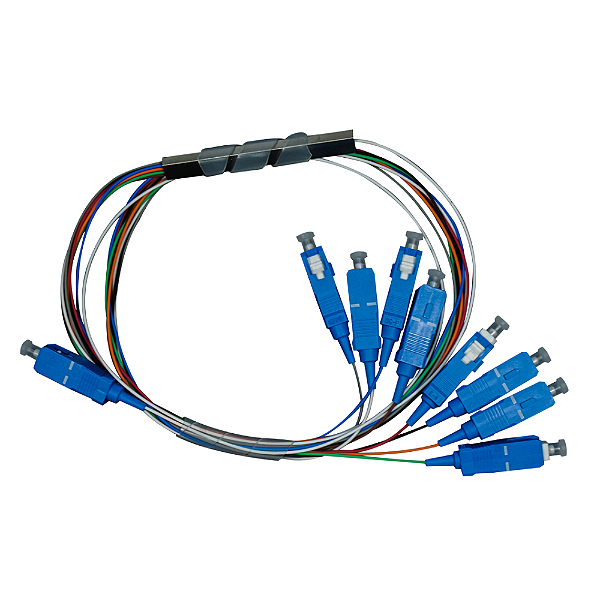 Splitter 1x8 Fibra Óptica UPC Color