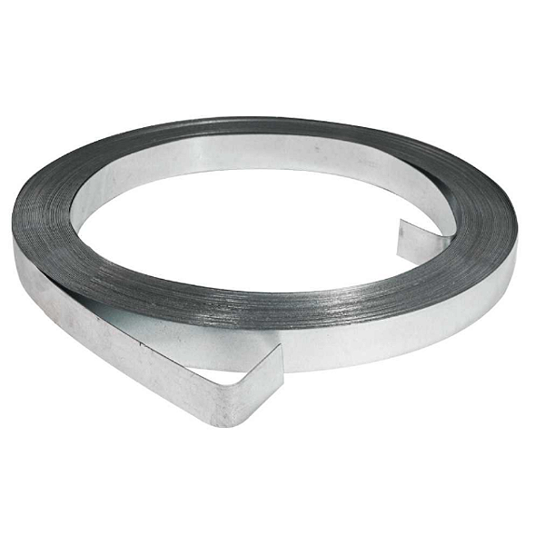 Fita De Aço Inox 430 x 0,50mm x 19mm Rolo C/ 25m