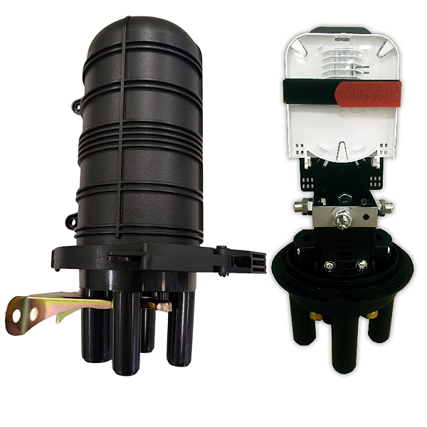 Caixa de Emenda Fibra Óptica CEO 24FO Mini