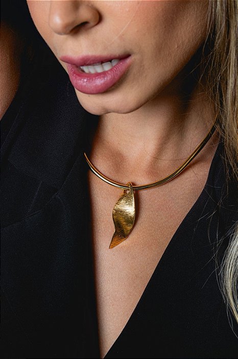 Choker Folhas