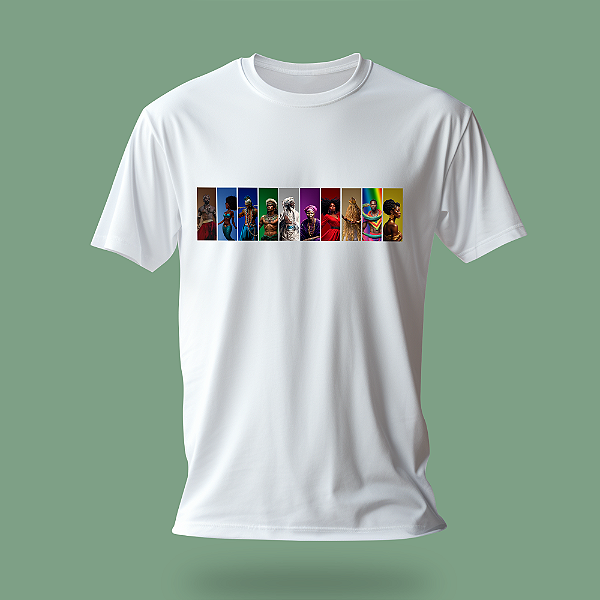 Quadro pais e mães Orixás