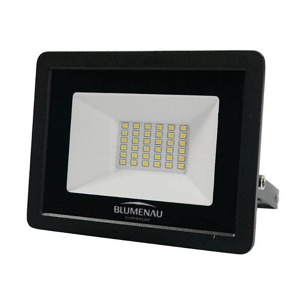 Refletor Led 30W 3000K Luz Amarela IP65 Blumenau
